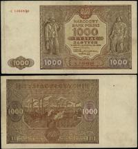 1.000 złotych 15.01.1946, seria C, numeracja 136