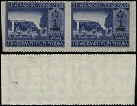Polska, zestaw 2 znaczków premiowych o nominale 1 punkt na wódkę, bez daty (1944)