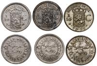 Holenderskie Indie Wschodnie (1726–1949), lot 3 x 1/10 guldena, 1920, 1928, 1942 S