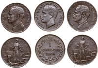 Włochy, lot 3 x 1 centesimo, 1904 R, 1913 R, 1914 R