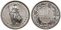 2 franki 1975, Berno, miedzionikiel, stemple lus