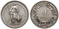 2 franki 1977, Berno, miedzionikiel, stemple lus