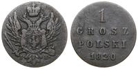 1 grosz polski 1820 IB, Warszawa, patyna, Bitkin
