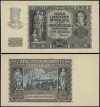 20 złotych 1.03.1940, seria H, numeracja 9741819