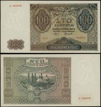 100 złotych 1.08.1941, seria A, numeracja 735937
