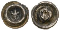 brakteat 1391–1415, na ostrołukowej tarczy orzeł