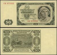 50 złotych 1.07.1948, seria CR, numeracja 977532