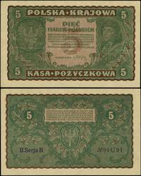 5 marek polskich 23.08.1919, seria II-B, numerac