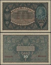 10 marek polskich 23.08.1919, seria II-FC, numer