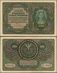 500 marek polskich 23.08.1919, seria I-BA, numer