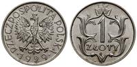 1 złoty 1929, Warszawa, bardzo ładny jak na ten 