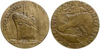 Polska, medal wybity z okazji pierwszej podróży statku M/S Piłsudski, 1935