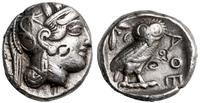 tetradrachma 454–404 pne, Aw: Głowa Ateny w praw