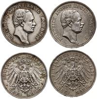 Niemcy, zestaw: 2 x 3 marki, 1912 E