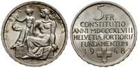 Szwajcaria, 5 franków, 1948 B