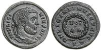 nummus 320-321, Ticinum, Aw: Popiersie cesarza w
