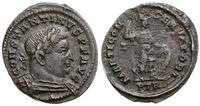 follis 315-316, Trewir, Aw: Popiersie cesarza w 