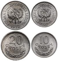 zestaw 2 monet 1972, Warszawa, w skład zestawu w