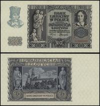 20 złotych 1.03.1940, seria A, numeracja 0283093