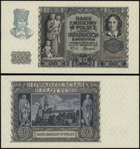 20 złotych 1.03.1940, seria A, numeracja 0283087