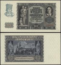 20 złotych 1.03.1940, seria A, numeracja 0283084