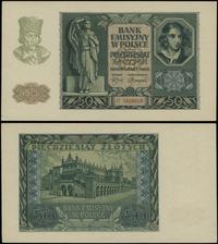 50 złotych 1.03.1940, seria C, numeracja 1859218