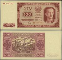 100 złotych 1.07.1948, seria KR, numeracja 40979