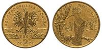 2 złote 2000, Warszawa, Dudek, nordic gold, Parc