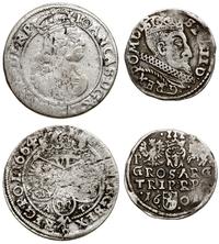 zestaw 2 monet, trojak 1601 (Zygmunt III Waza, m