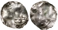 denar 1002–1024, Aw: Kapliczka, legenda, Rw: Krz