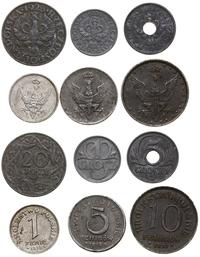 zestaw 6 monet, w zestawie: 1 grosz 1939 Warszaw