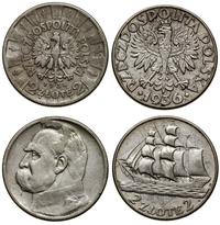 zestaw 2 monet, mennica Warszawa, w zestawie: 2 