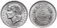5 franków 1949, Paryż, aluminium, KM 888b.1