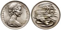 20 centów 1976, Canberra, miedzionikiel, piękne,