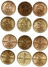 Meksyk, zestaw 6 x 1 centavo, 1950, 1951, 1952, 1957, 1959, 1960