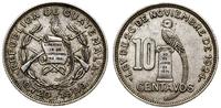 10 centavos 1929, Londyn, srebro próby 720, KM 2