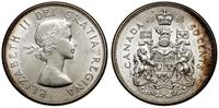 50 centów 1961, Ottawa, srebro próby 800, patyna
