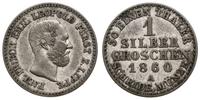 grosz srebrny 1860 A, Berlin, patyna, AKS 18