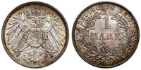 1 marka 1914 A, Berlin, patyna, pięknie zachowan