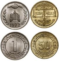 zestaw: 50 centymów 1975 i 1 dinar 1972, Kremnic