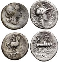 lot 2 x denar, Rzym, M. Aemilius Lepidus (114-11