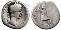 denar 36-37, Lugdunum (Lyon), Aw: Głowa cesarza 