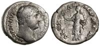 denar 134-138, Rzym, Aw: Głowa cesarza w wieńcu 