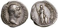 denar 130-133, Rzym, Aw: Głowa cesarza w wieńcu 