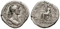 denar 117-138, Rzym, Aw: Popiersie cesarza w pra
