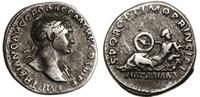 denar 112-113, Rzym, Aw: Popiersie cesarza w wie