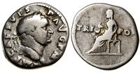 denar 70-72, Rzym, Aw: Głowa cesarza w wieńcu la