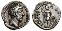 denar 171-172, Rzym, Aw: Głowa cesarza w wieńcu 
