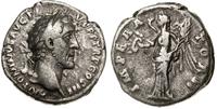 denar 143-144, Rzym, Aw: Głowa cesarza w wieńcu 