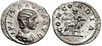 denar 219-220, Rzym, Aw: Popiersie cesarzowej w 